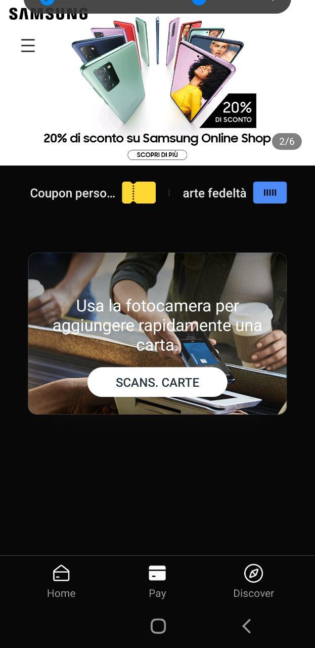 Come rimuovere Samsung Pay dalla schermata di blocco/home